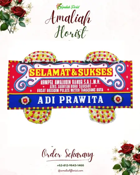 Papan Bunga Ucapan Selamat Kauman Kidul